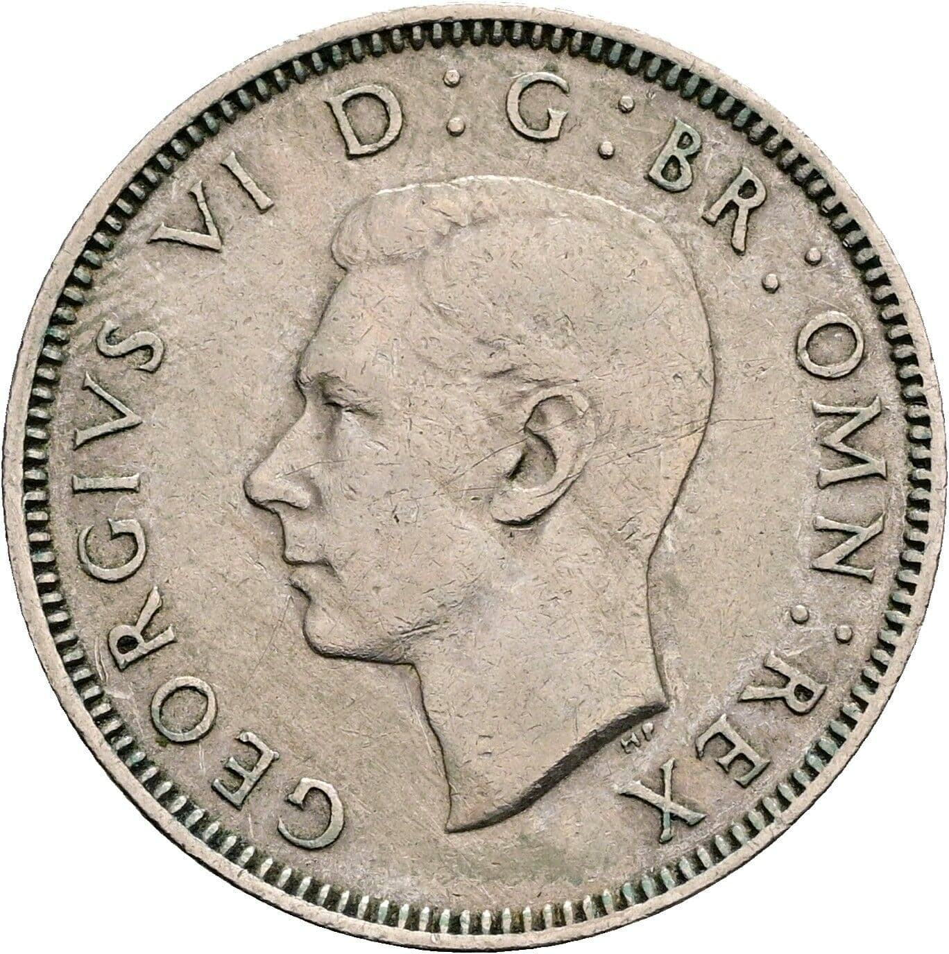 One Shilling Georg VI. (1936-1952) 1948 – Vorderseite