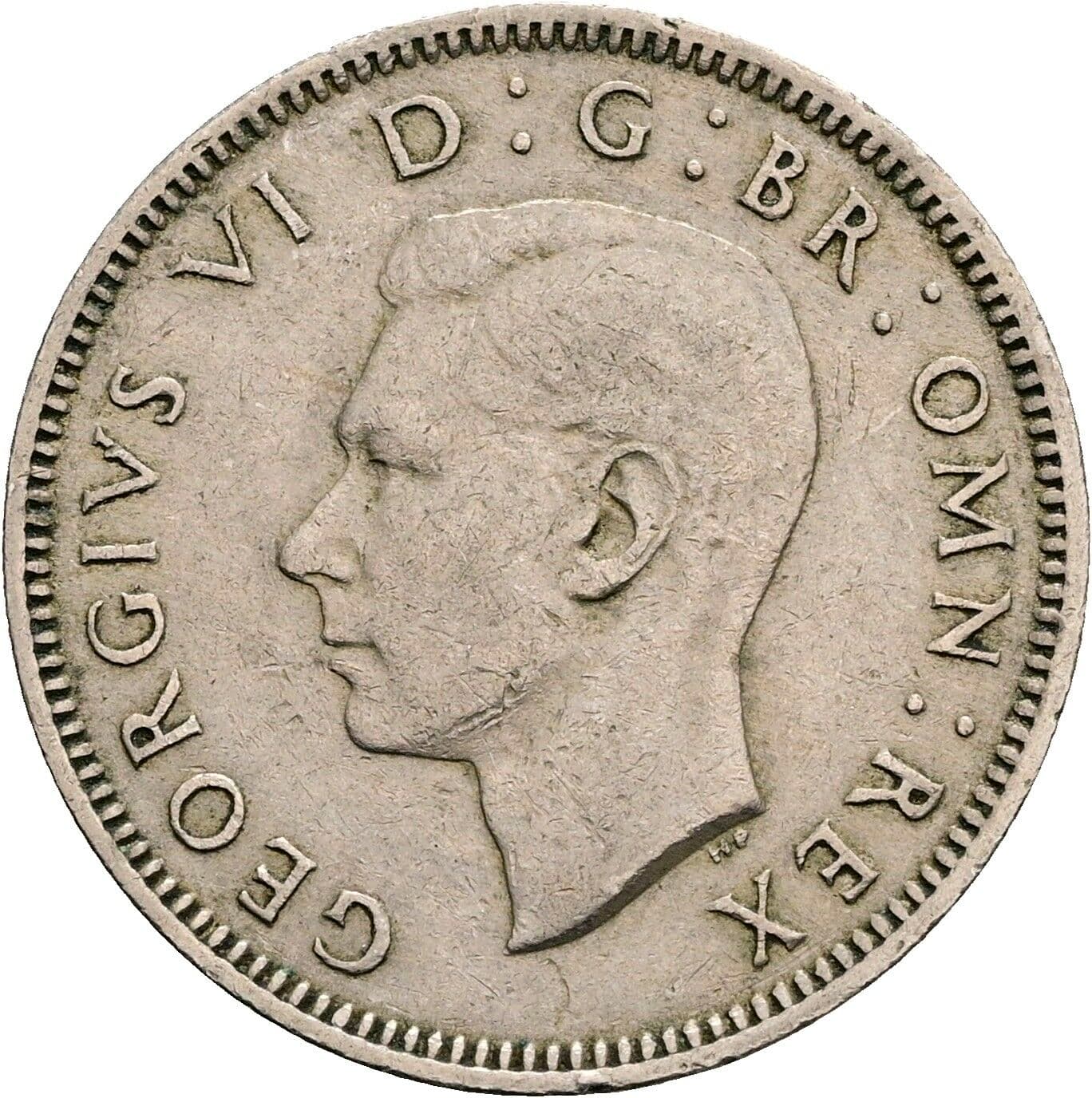 One Shilling Georg VI. (1936-1952) 1949 – Vorderseite