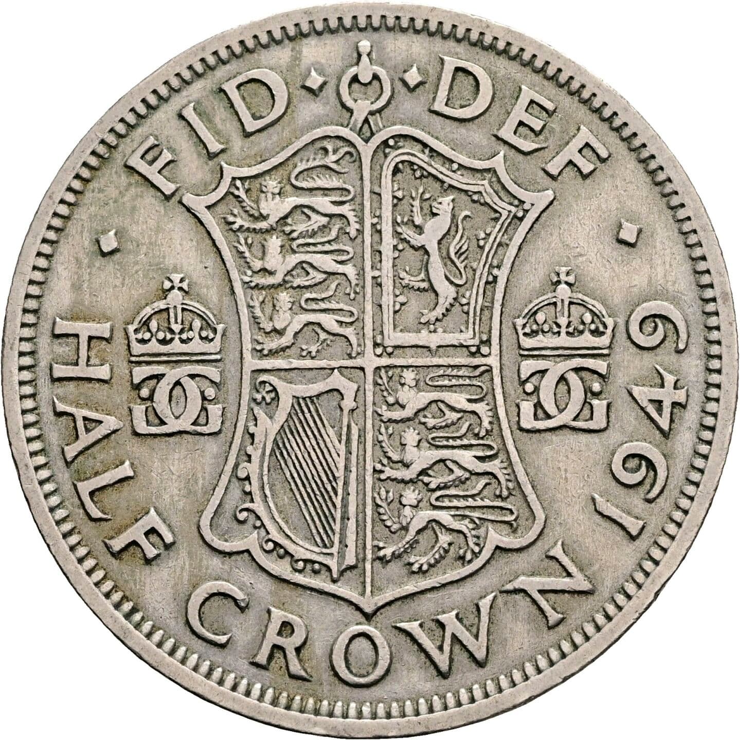 Half Crown George VI. 1936-1952 1949 – Rückseite