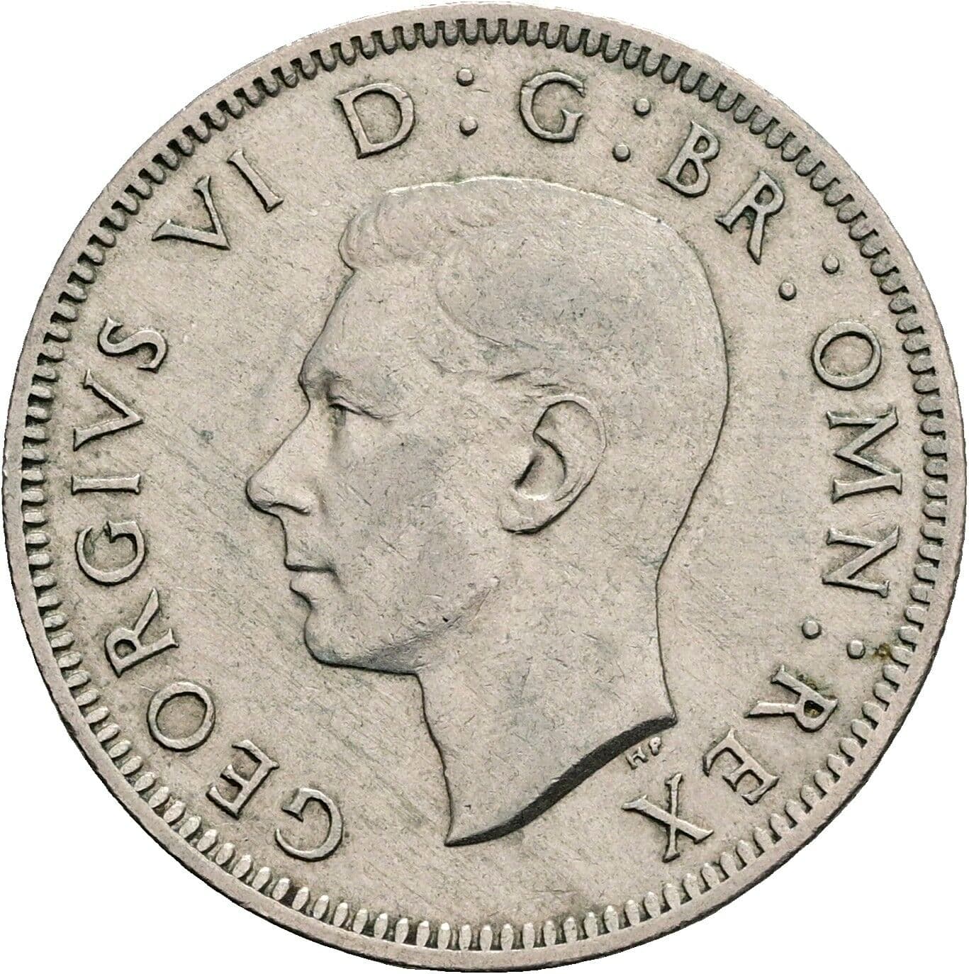One Shilling Georg VI. (1936-1952) 1949 – Vorderseite