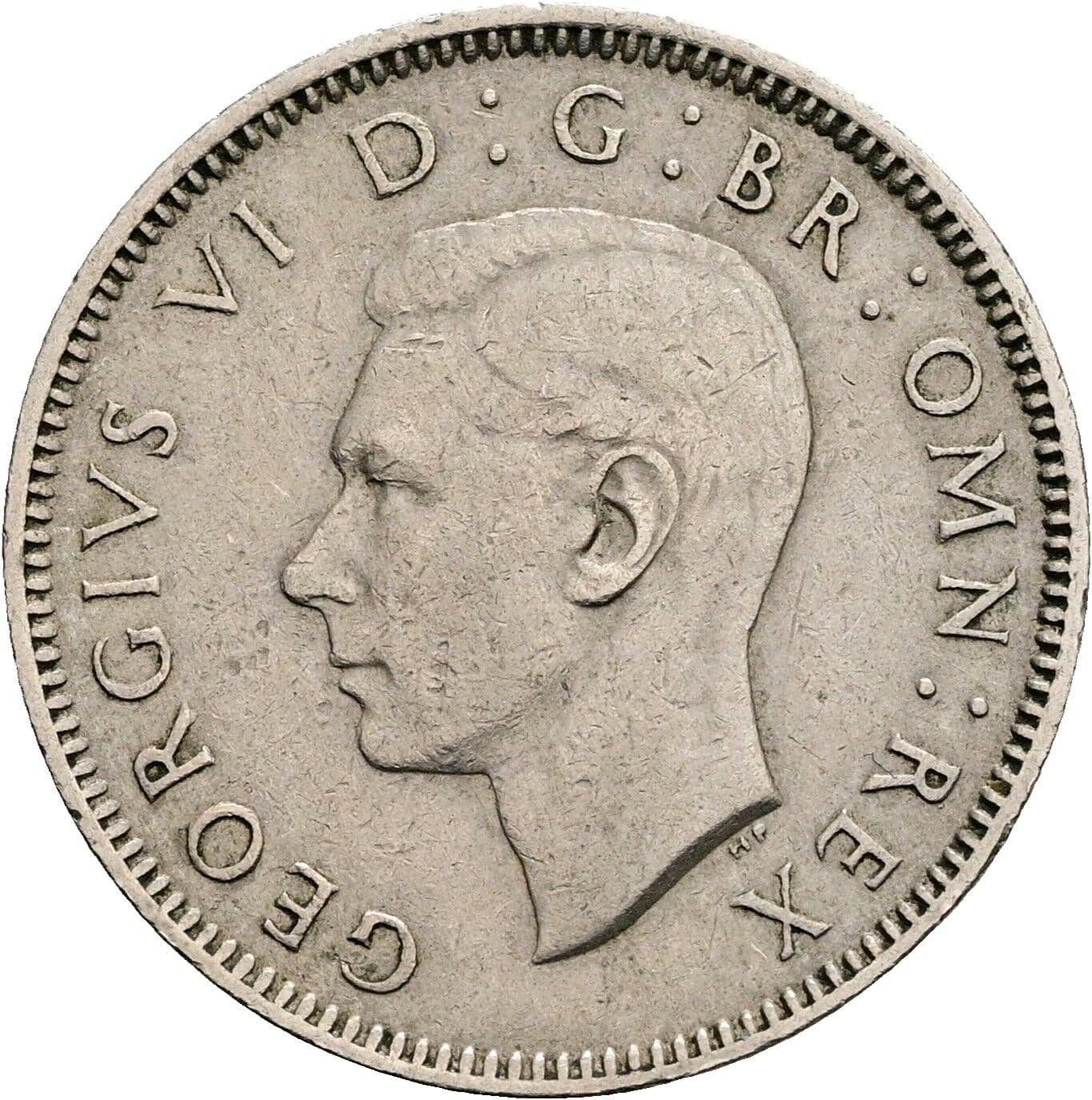One Shilling Georg VI. (1936-1952) 1948 – Vorderseite