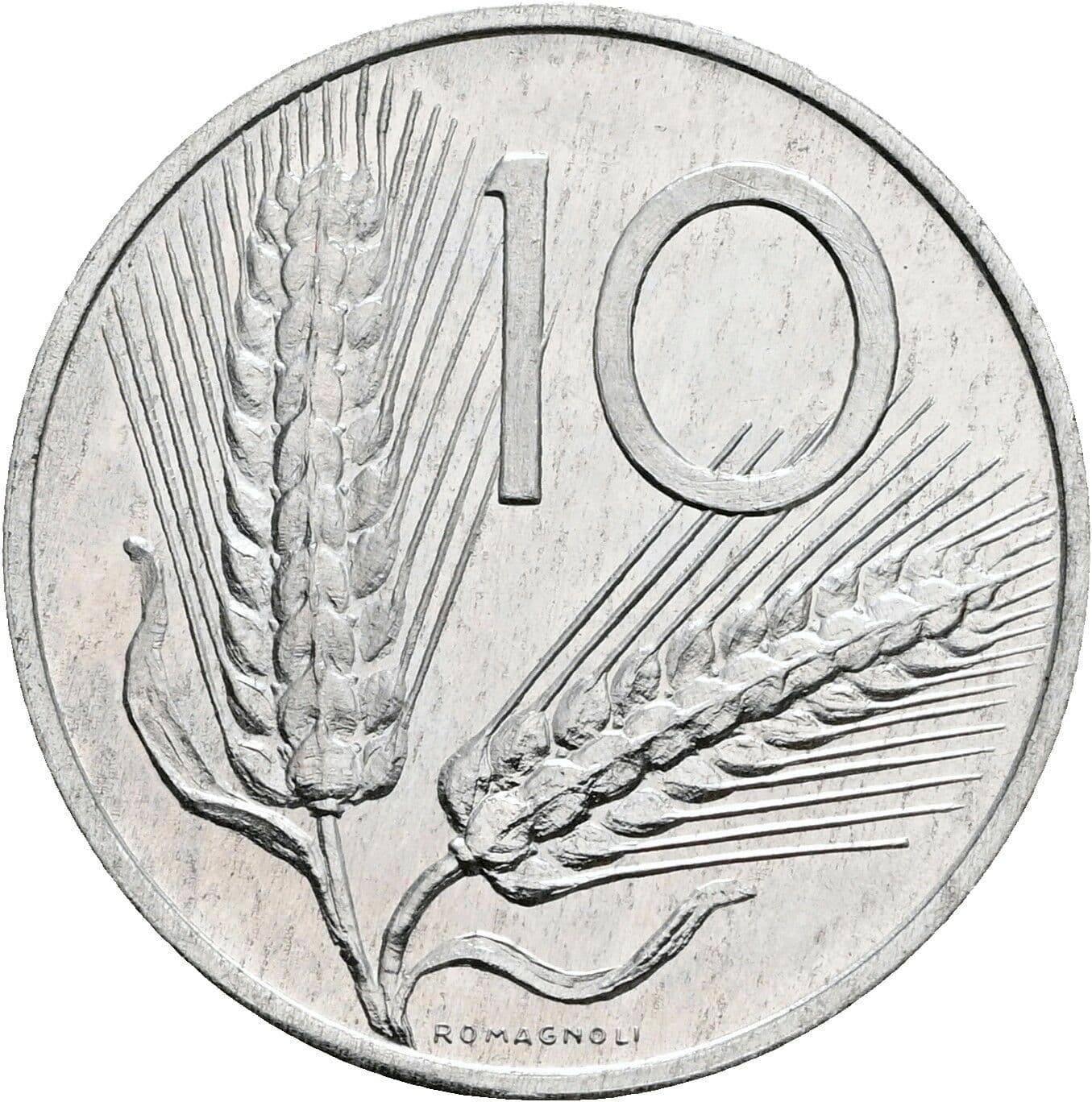 10 Lire 1970 – Vorderseite