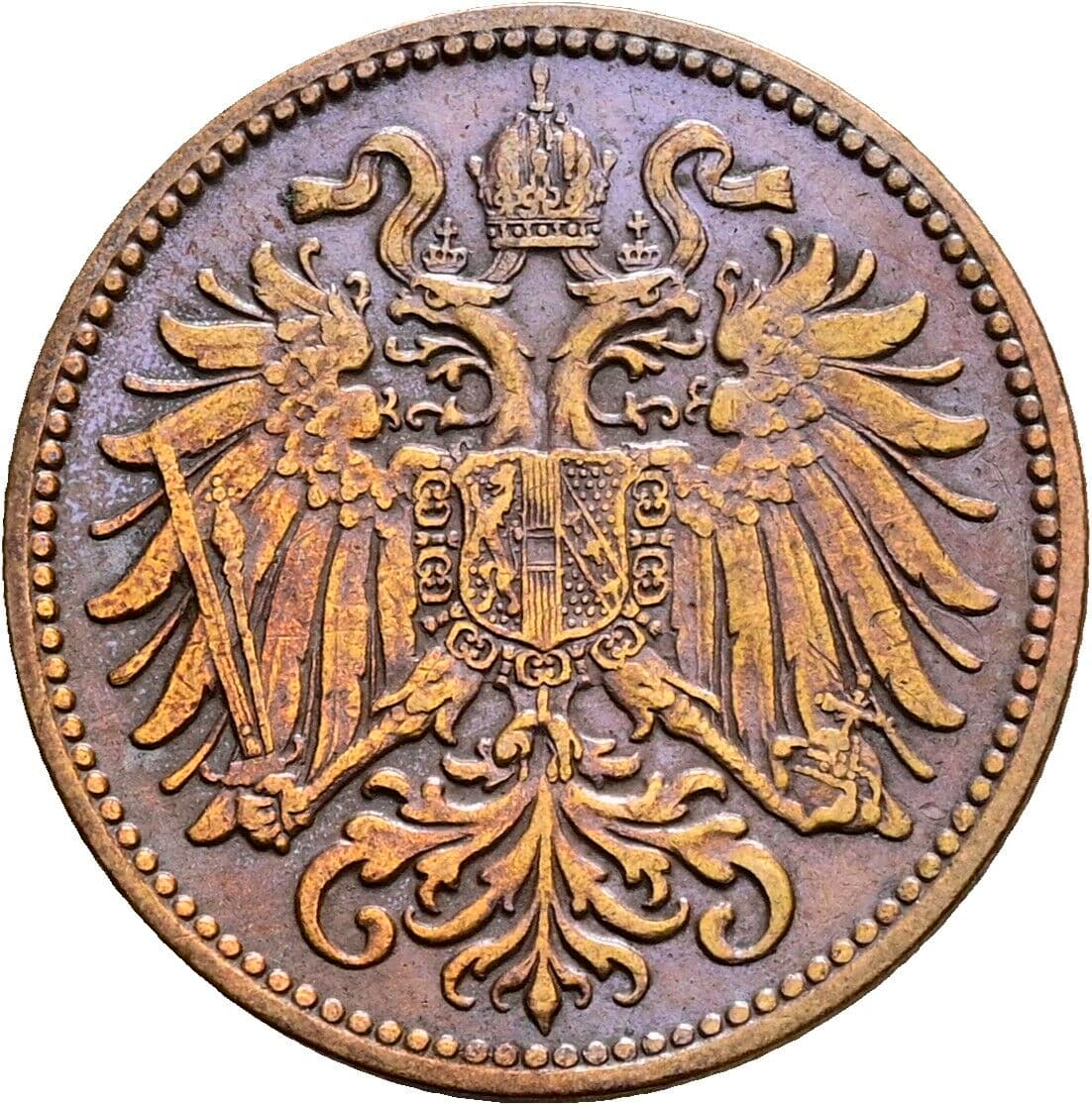 2 Heller Franz Joseph I. 1848-1916 1904 – Rückseite