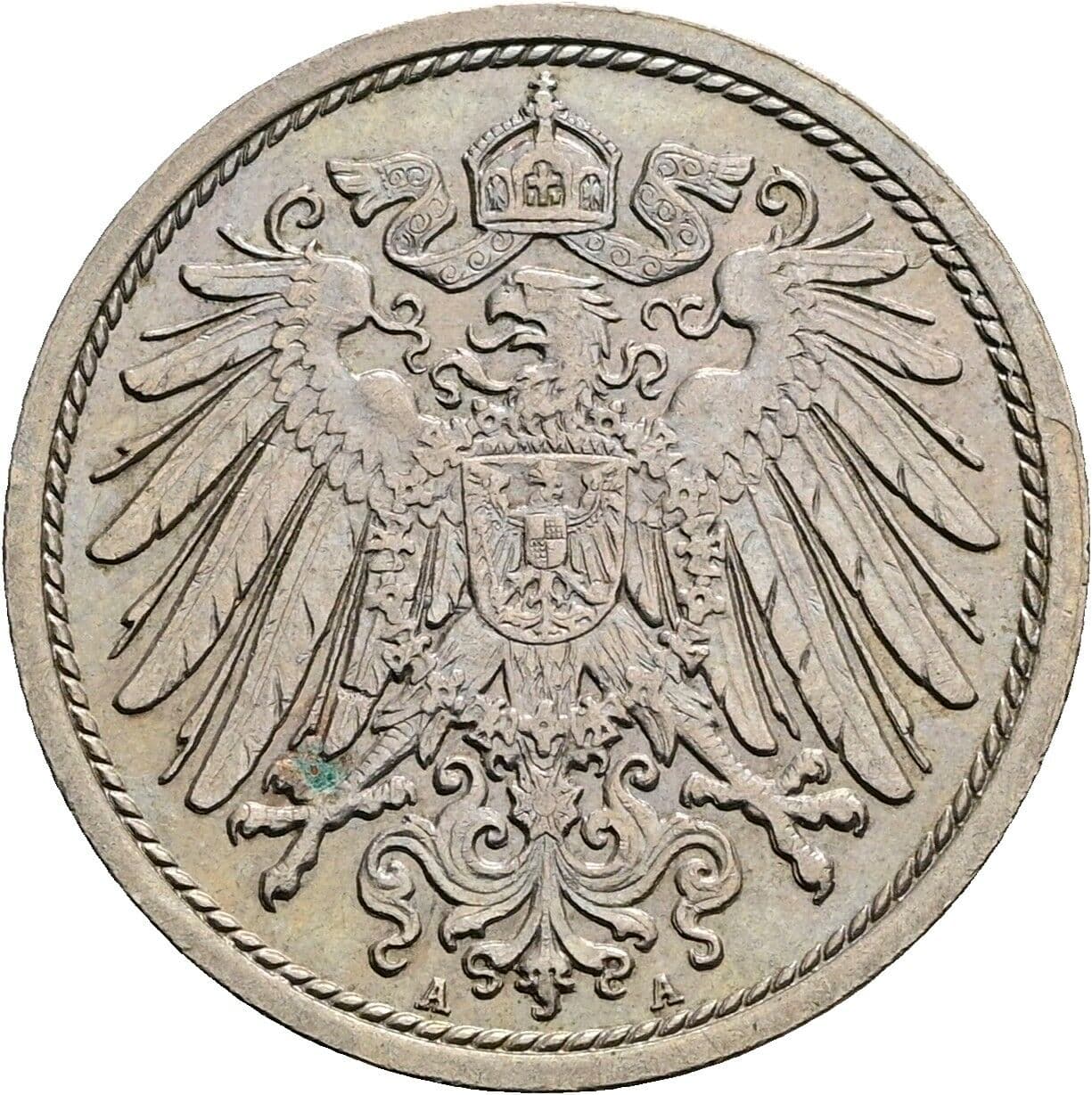 10 Pfennig 1915 A – Rückseite