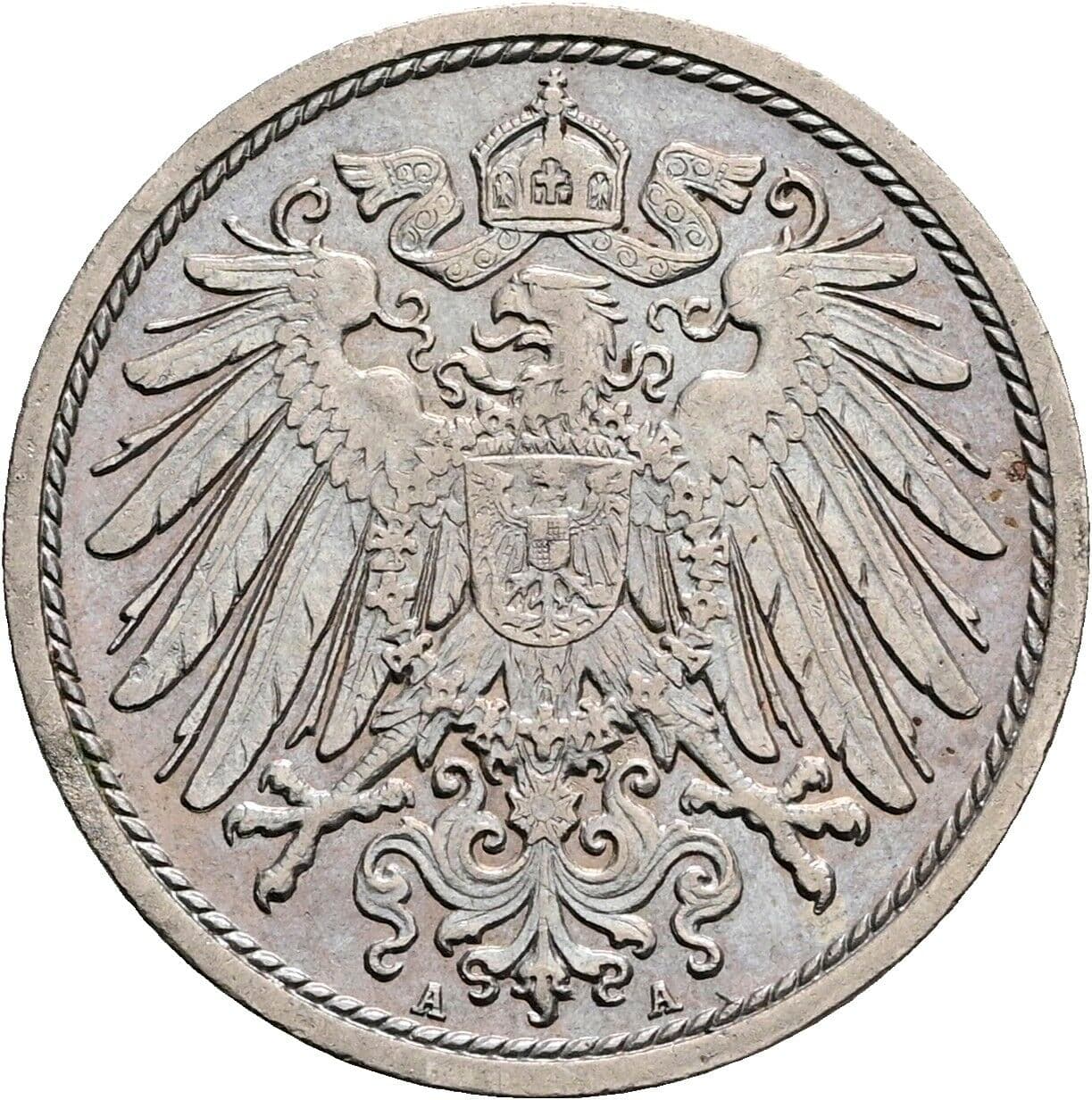 10 Pfennig 1915 A – Rückseite