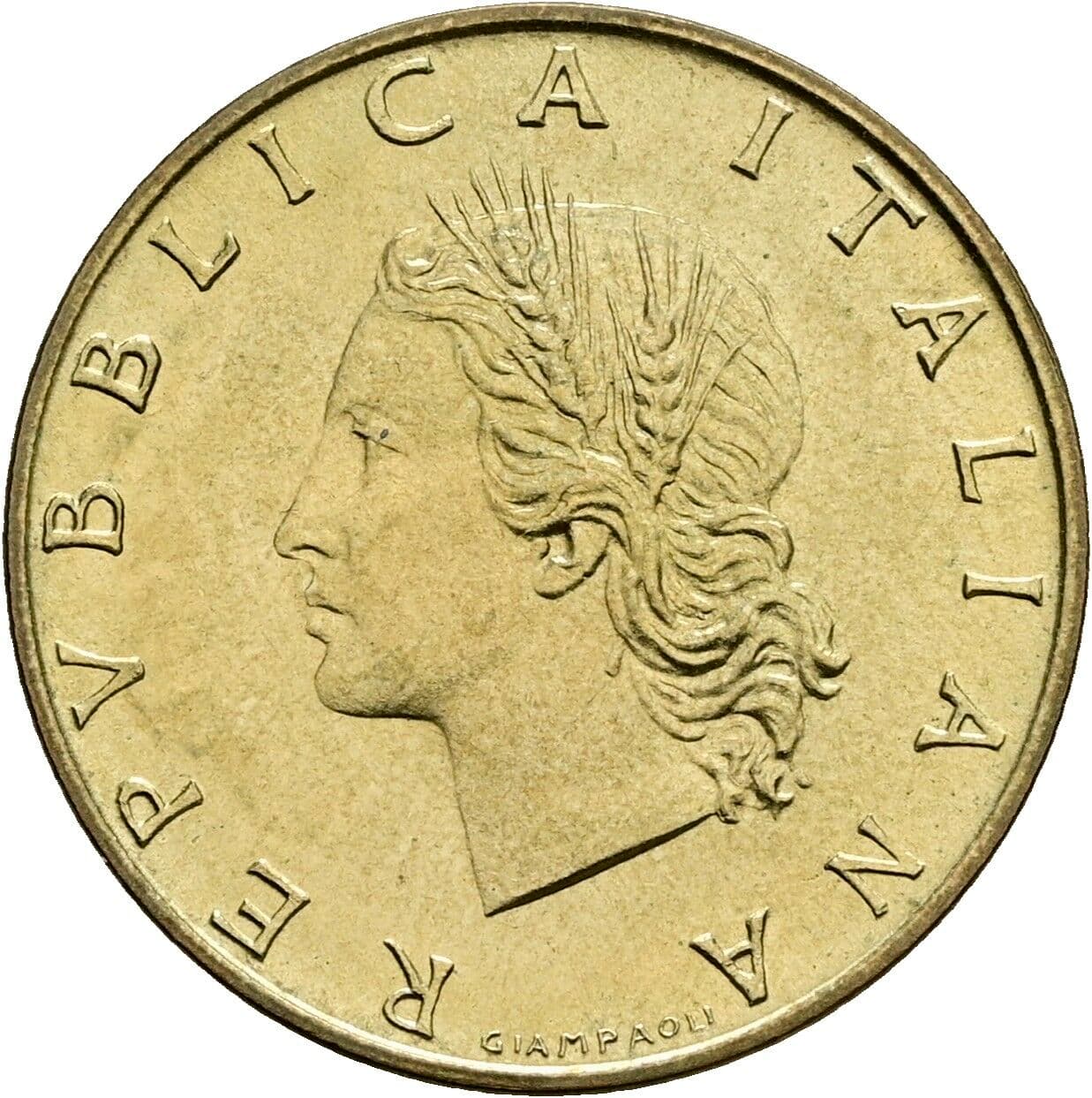 20 Lire 1970 – Vorderseite