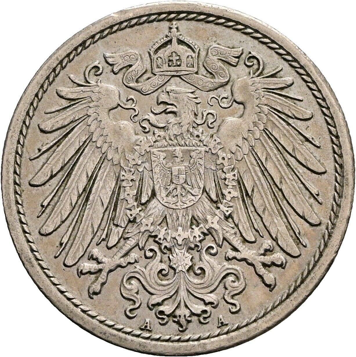10 Pfennig 1915 A – Rückseite