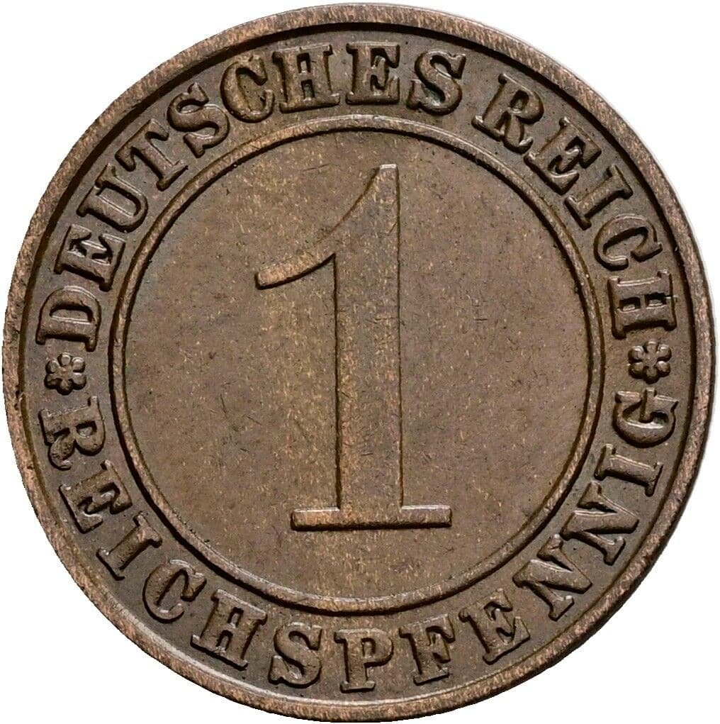 1 Reichspfennig 1935 A – Vorderseite