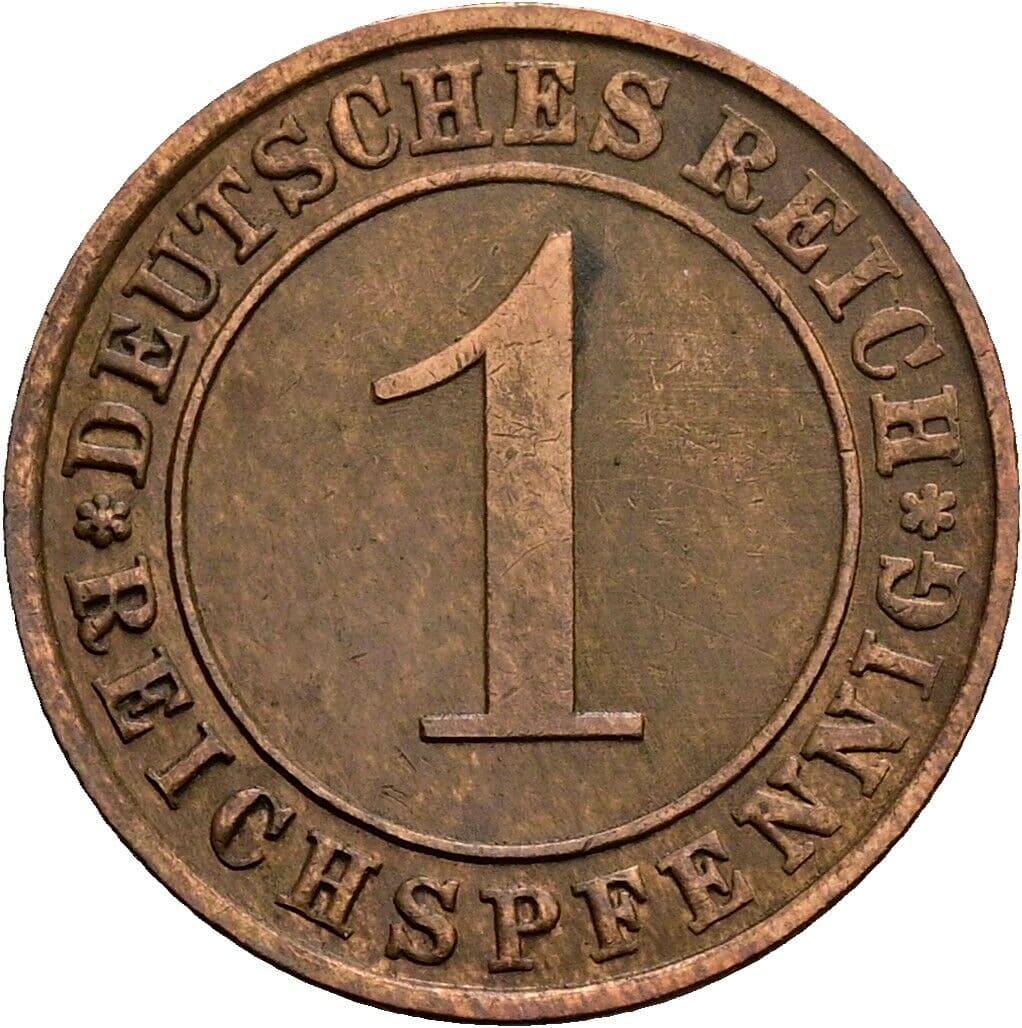 1 Reichspfennig 1935 F – Vorderseite