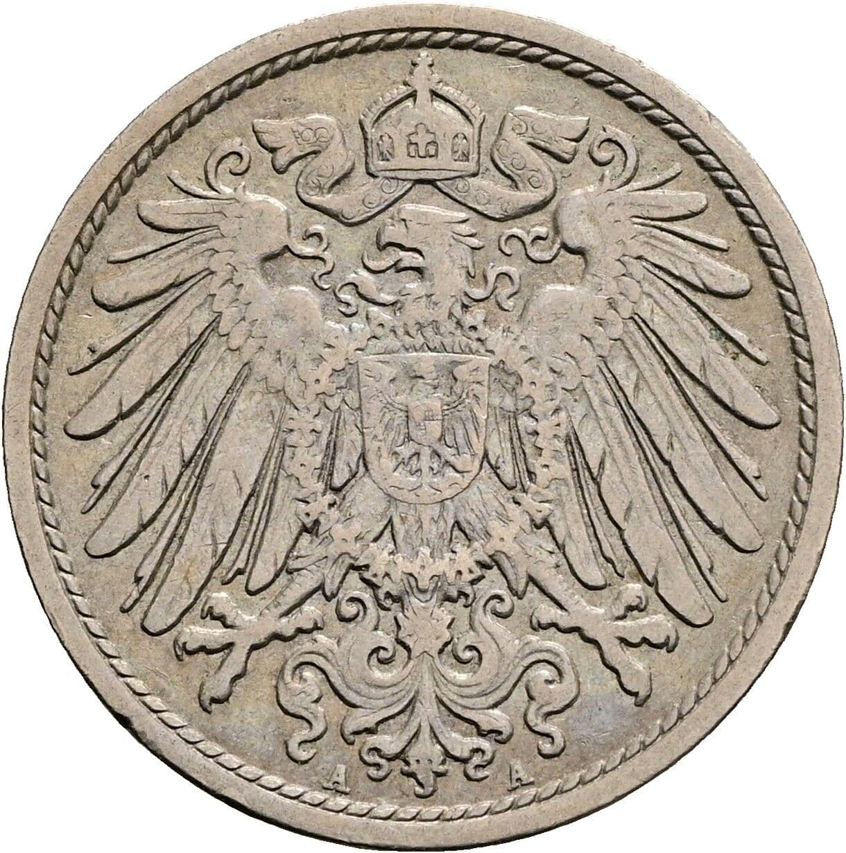 10 Pfennig 1904 A – Rückseite