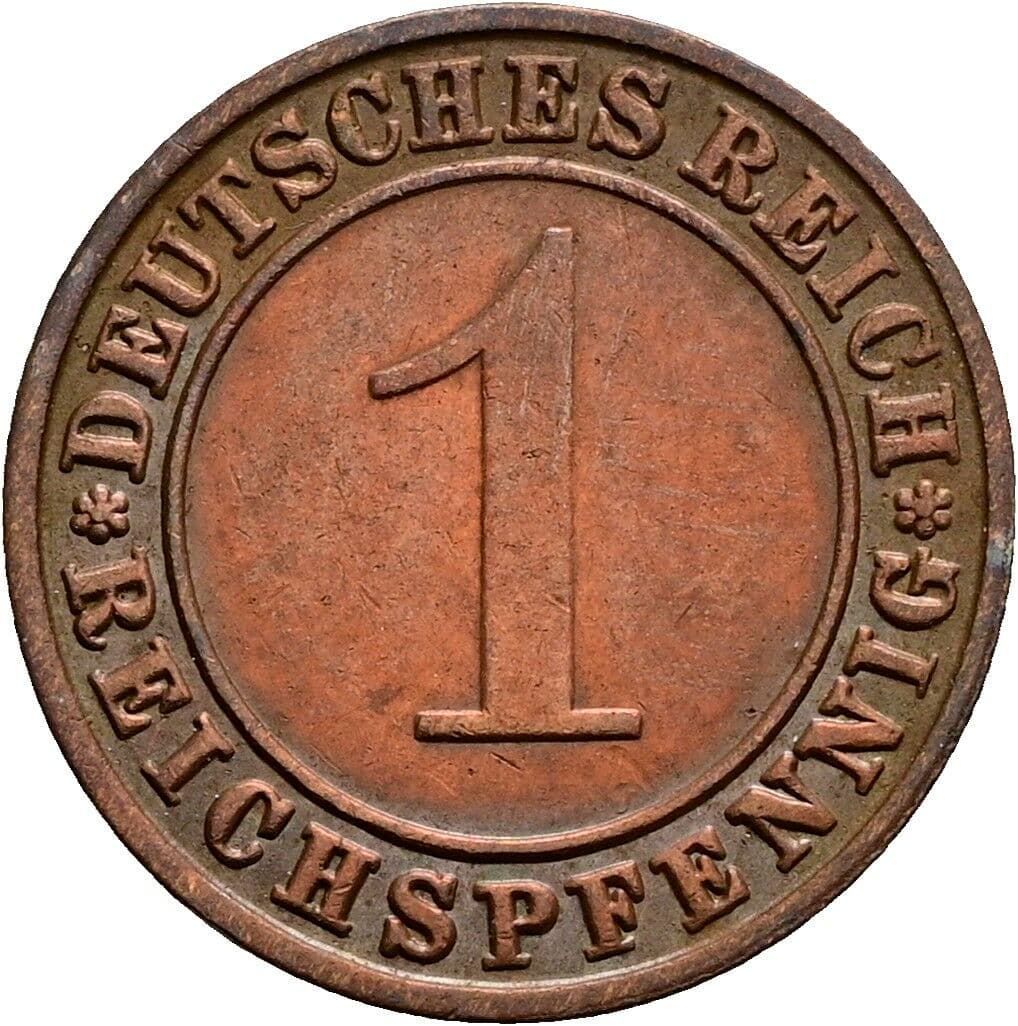 1 Reichspfennig 1936 A – Vorderseite