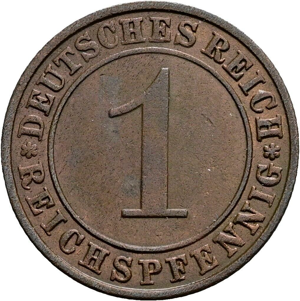 1 Reichspfennig 1936 A – Vorderseite