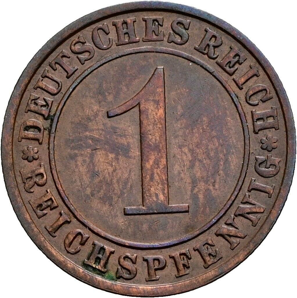 1 Reichspfennig 1931 A – Vorderseite