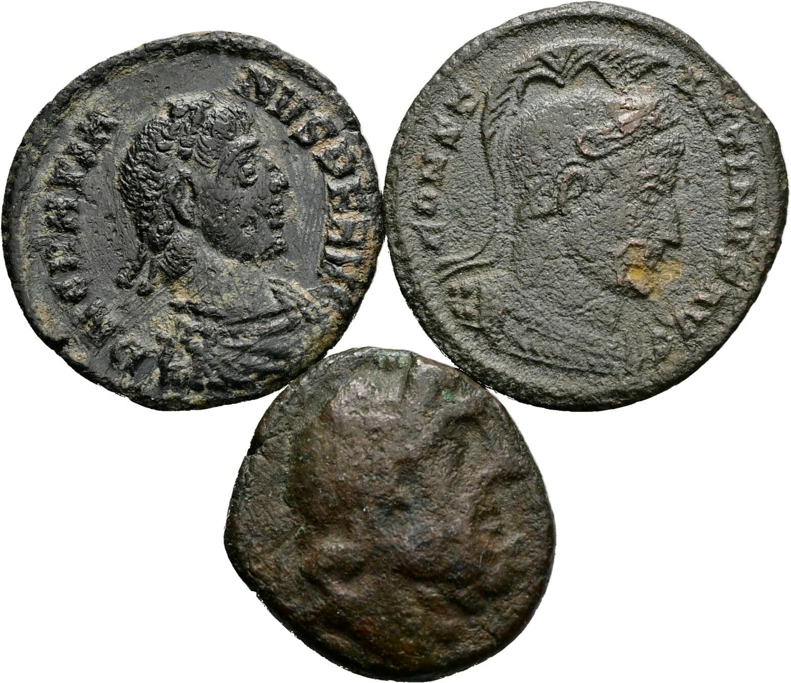Lot 3 Stück Folles – Vorderseite