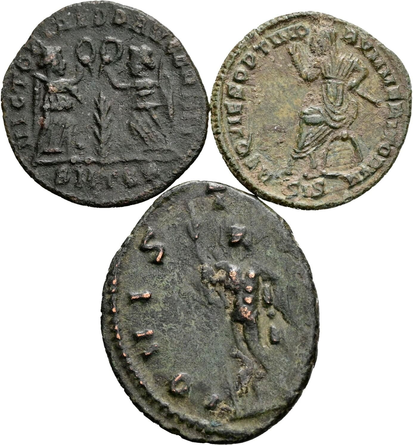 Lot 3 Stück Folles – Rückseite