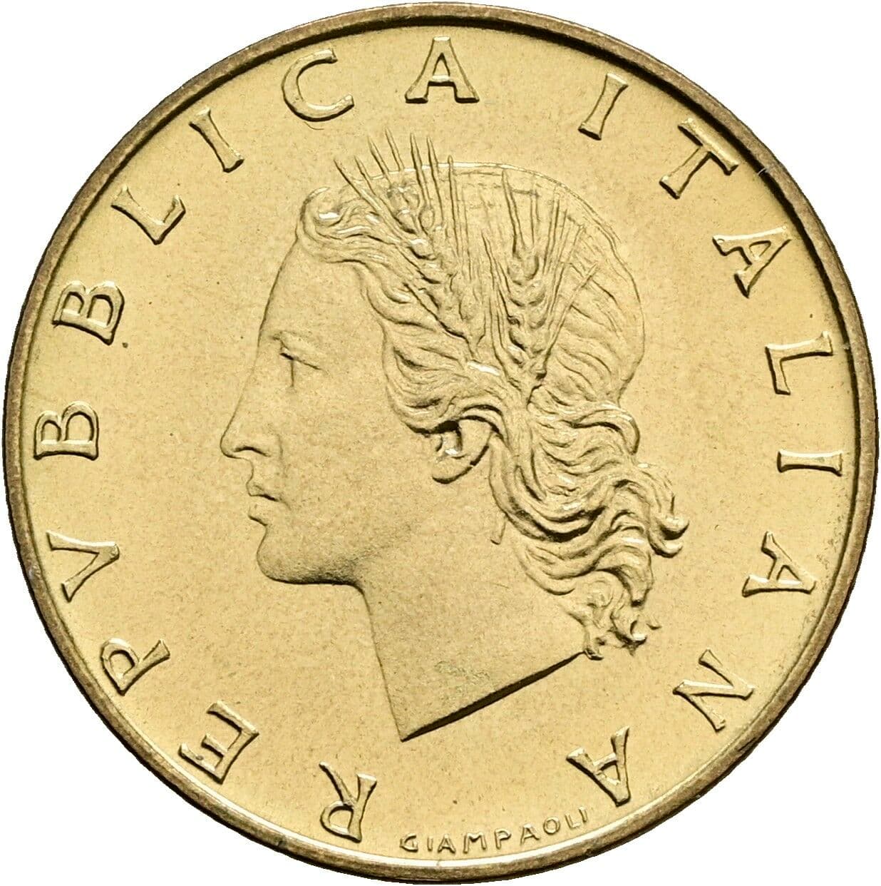 20 Lire 1970 – Vorderseite