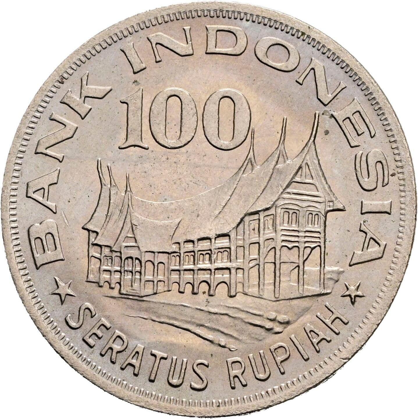 100 Rupiah 1978 – Vorderseite