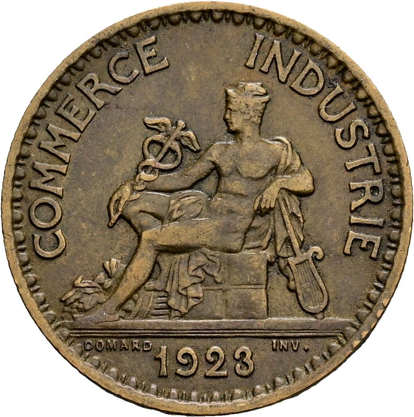 1 Franc 1923 – Rückseite
