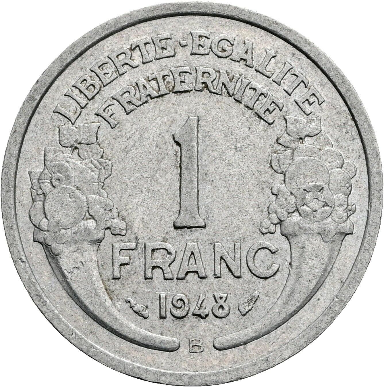 1 Franc 1948 B – Vorderseite