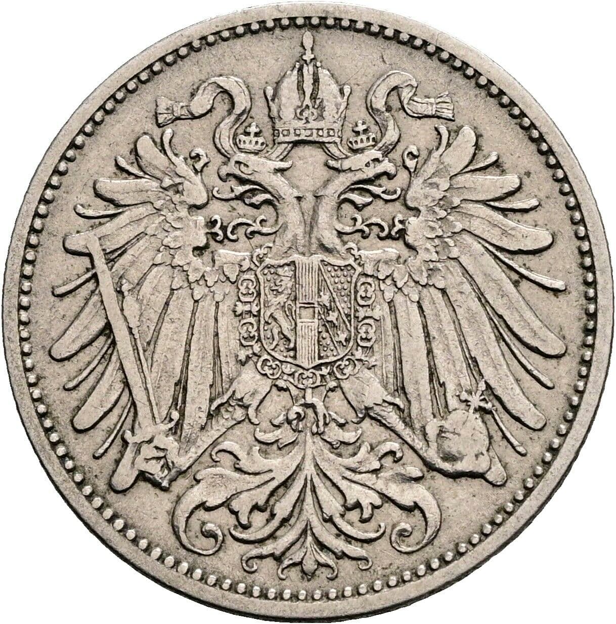 20 Heller Franz Joseph I. 1848-1916 1895 – Rückseite