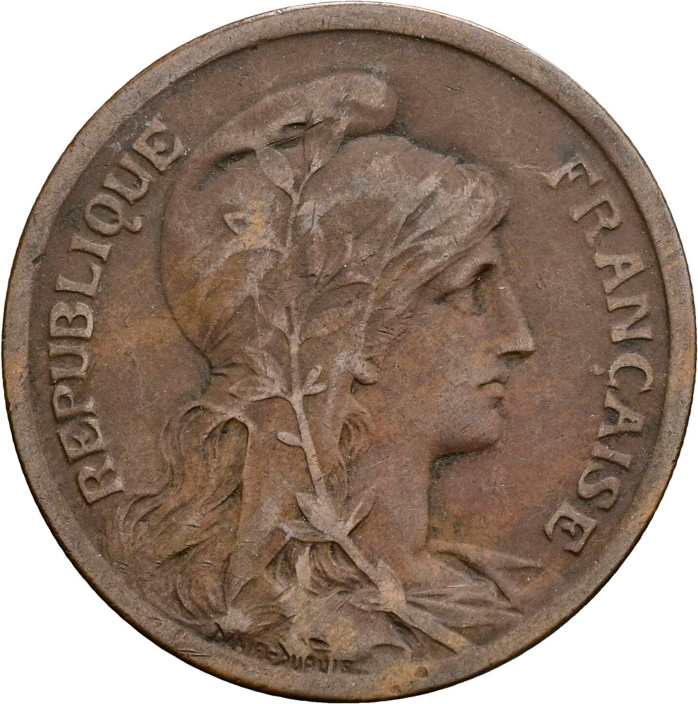 10 Centimes 1917 – Vorderseite