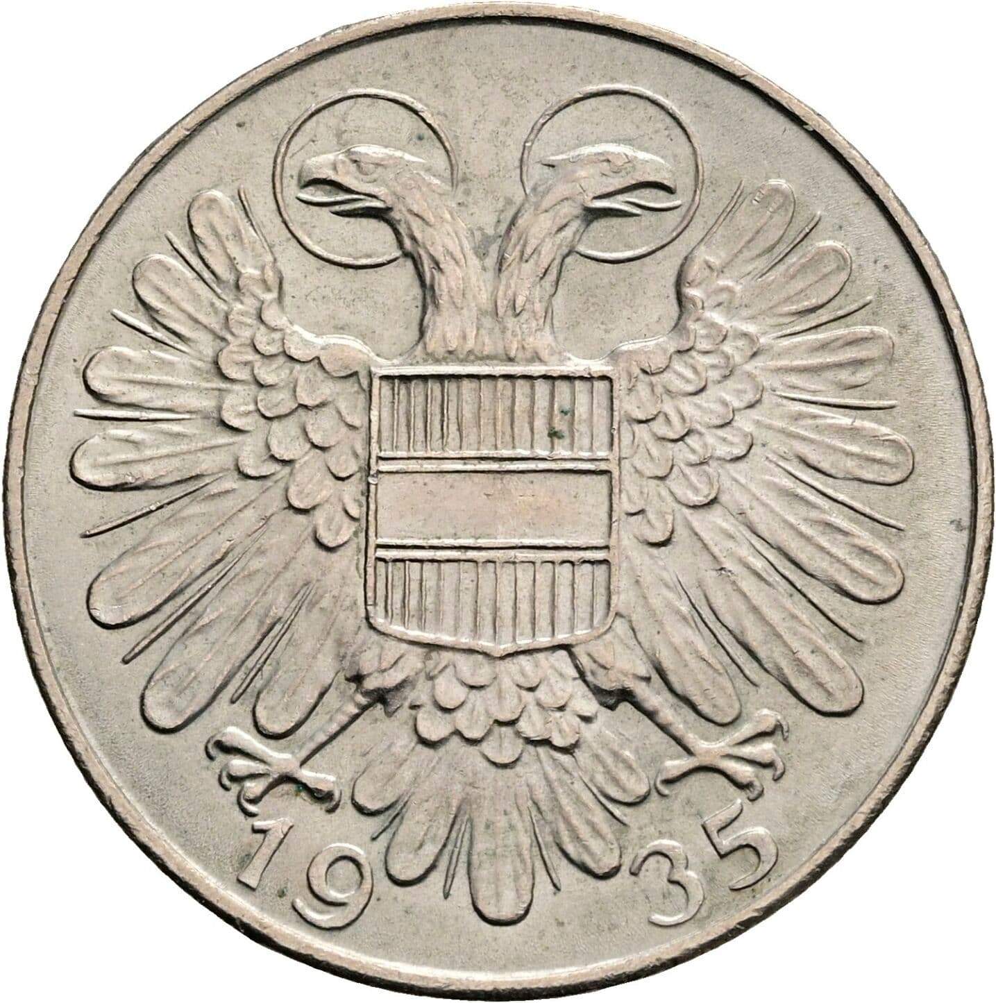 1 Schilling 1935 – Rückseite