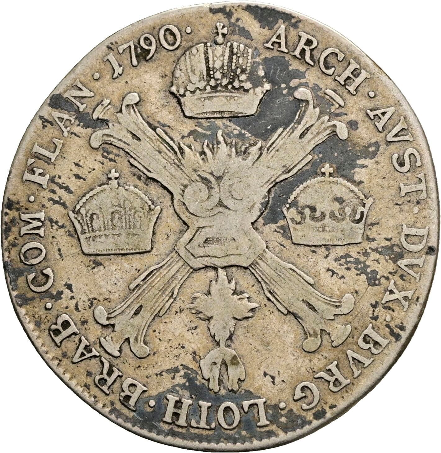 1/4 Kronentaler Joseph II. 1765-1790 1790 A – Rückseite