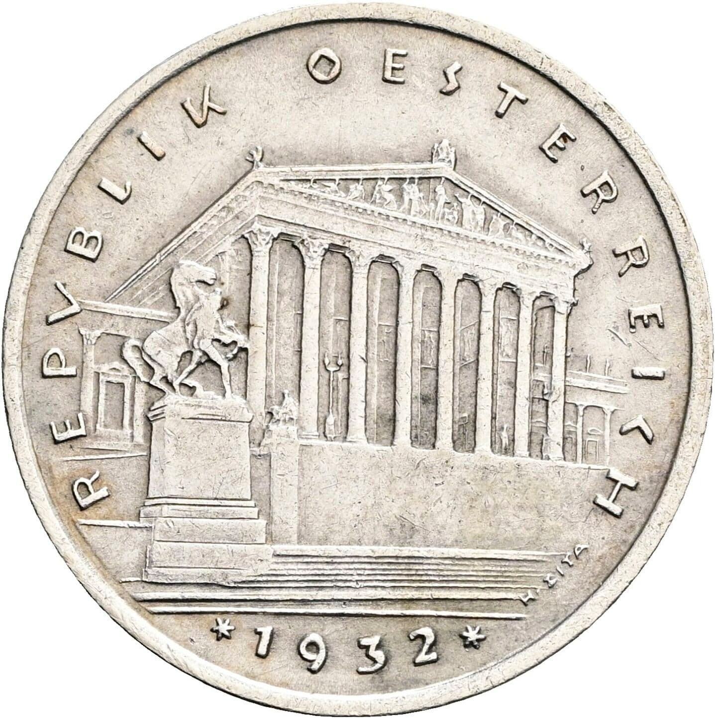 1 Schilling 1932 – Vorderseite