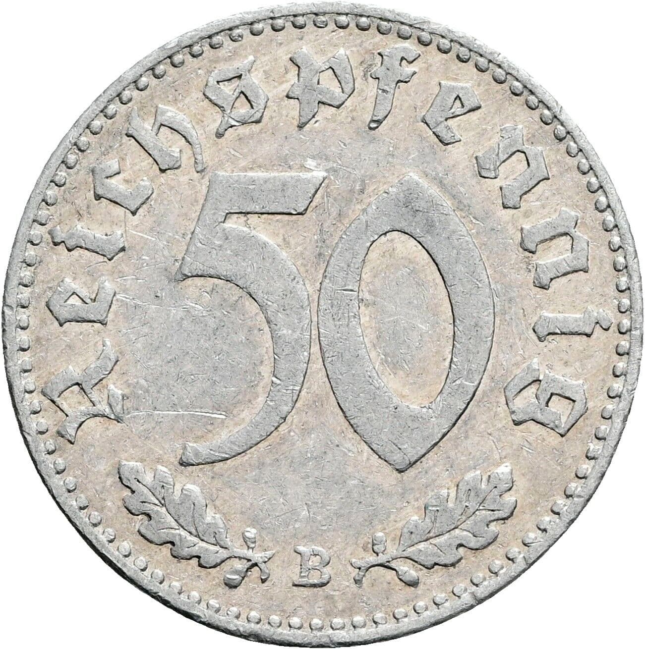 50 Reichspfennig 1941 B – Vorderseite