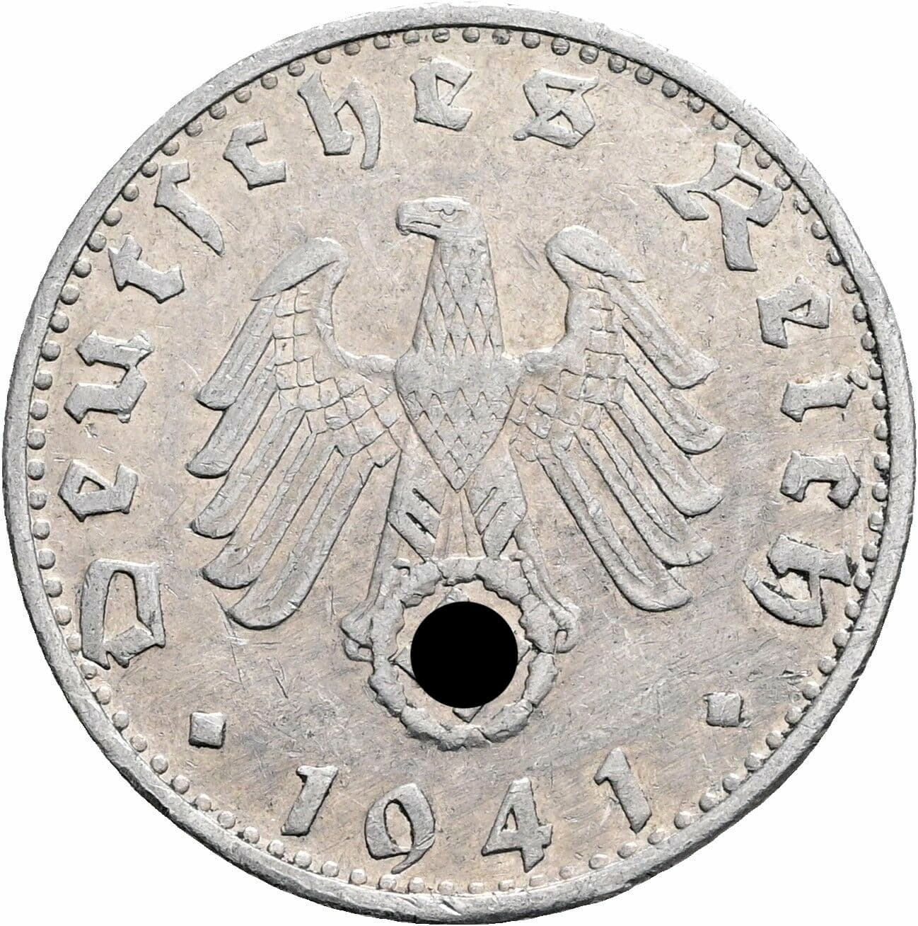 50 Reichspfennig 1941 B – Rückseite