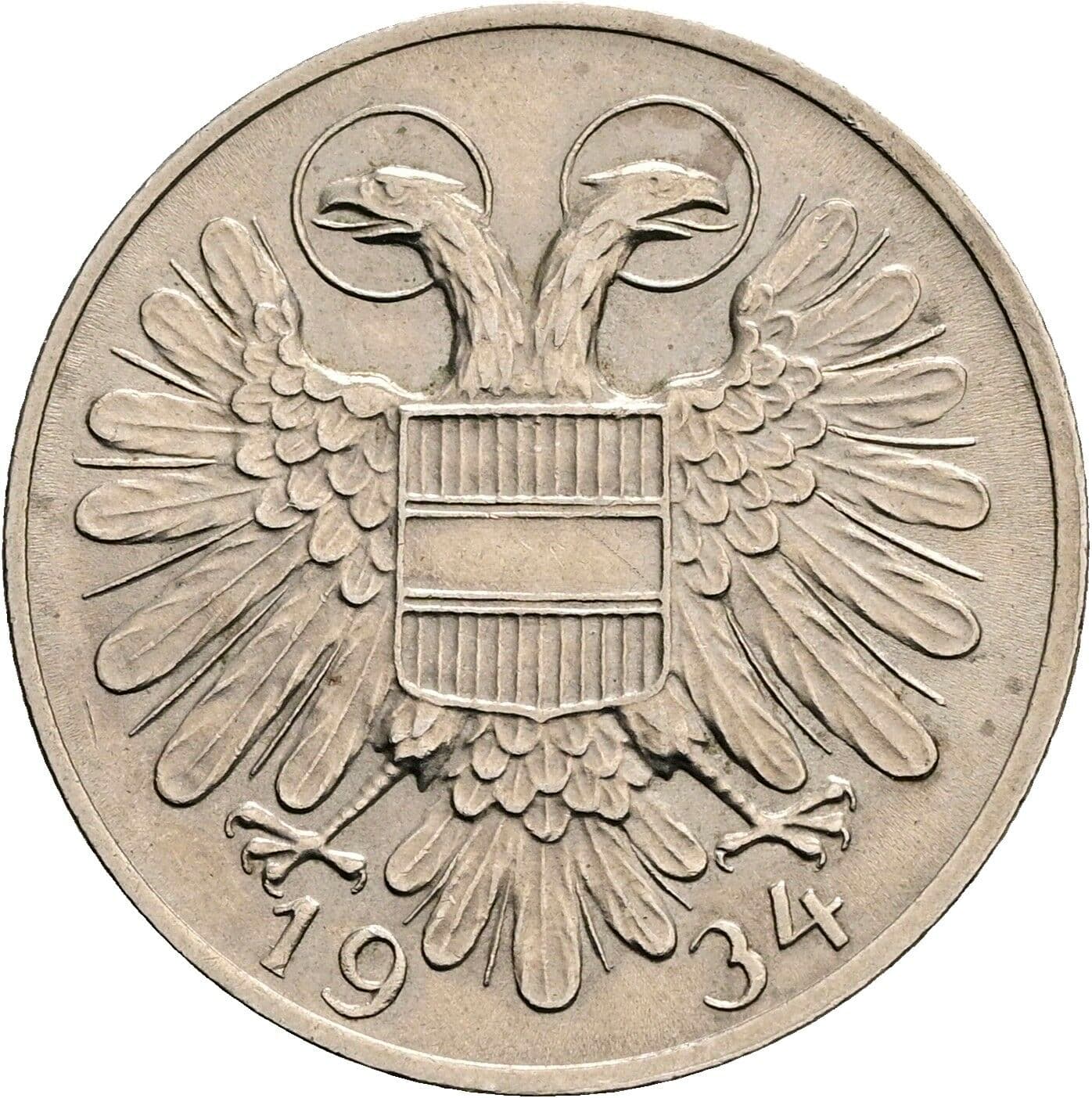 50 Groschen 1934 – Rückseite