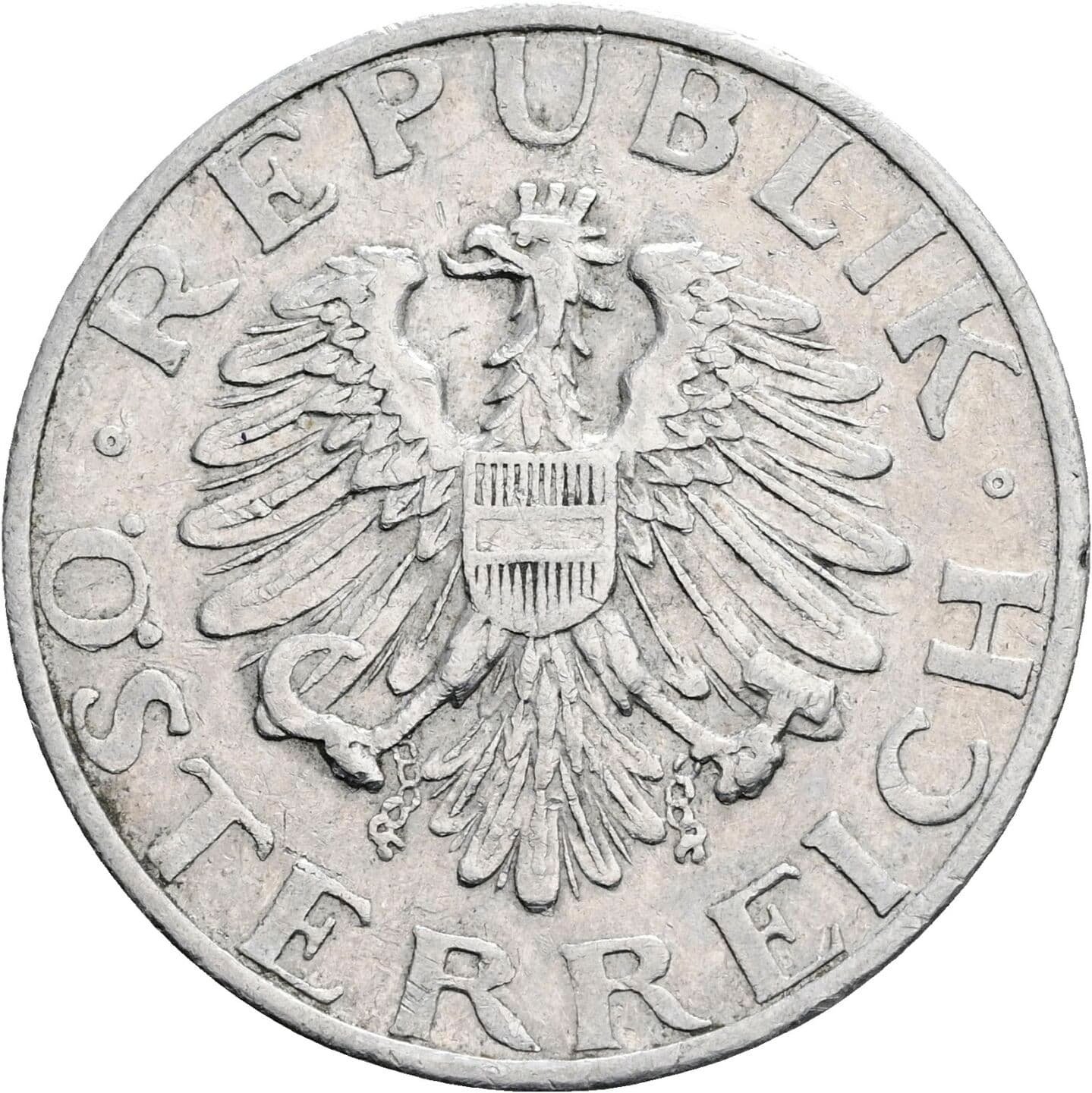 2 Schilling 1947 – Rückseite