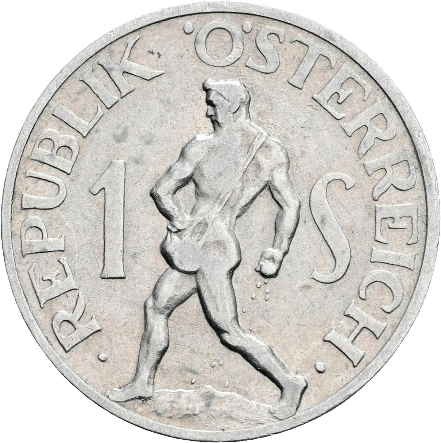 1 Schilling 1947 – Vorderseite