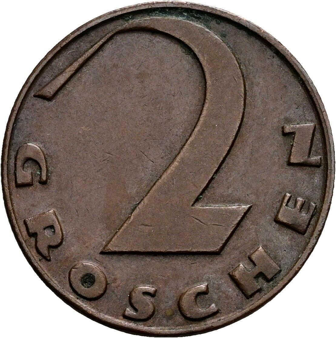 2 Groschen 1925 – Vorderseite