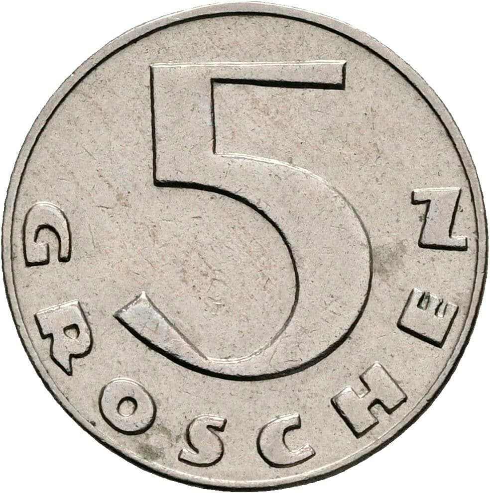 5 Groschen 1936 – Vorderseite