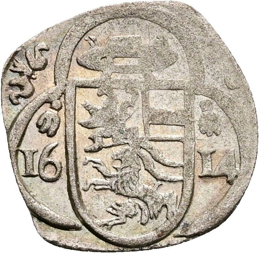 2 Pfennige Markus Sittikus 1612-1619 1614 – Vorderseite