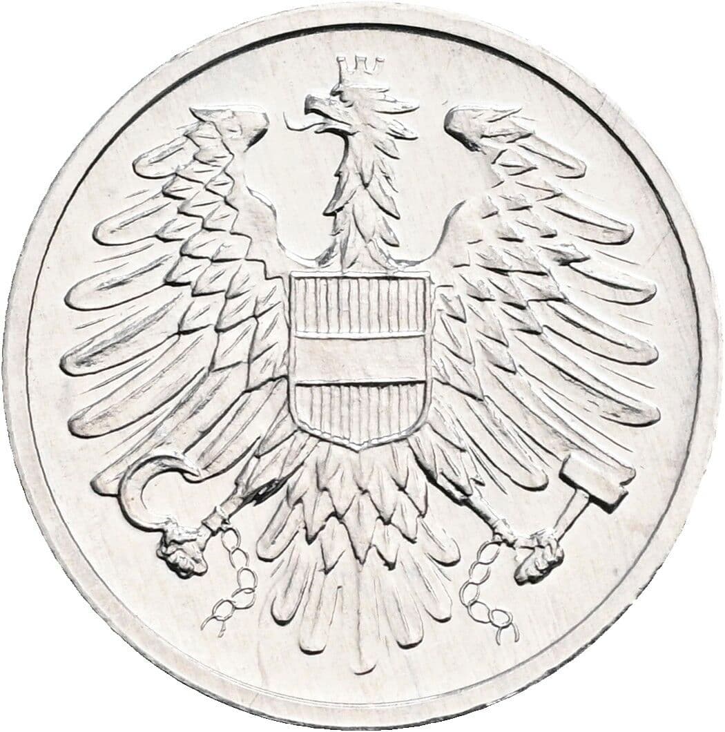 2 Groschen 1974 – Rückseite