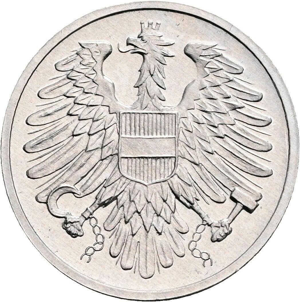 2 Groschen 1972 – Rückseite