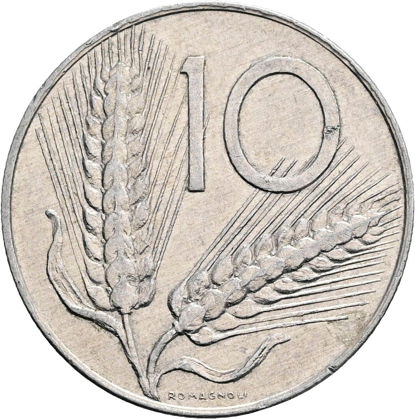 10 Lire 1981 – Vorderseite
