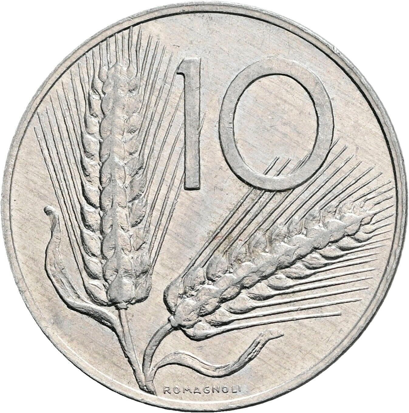 10 Lire 1982 – Vorderseite