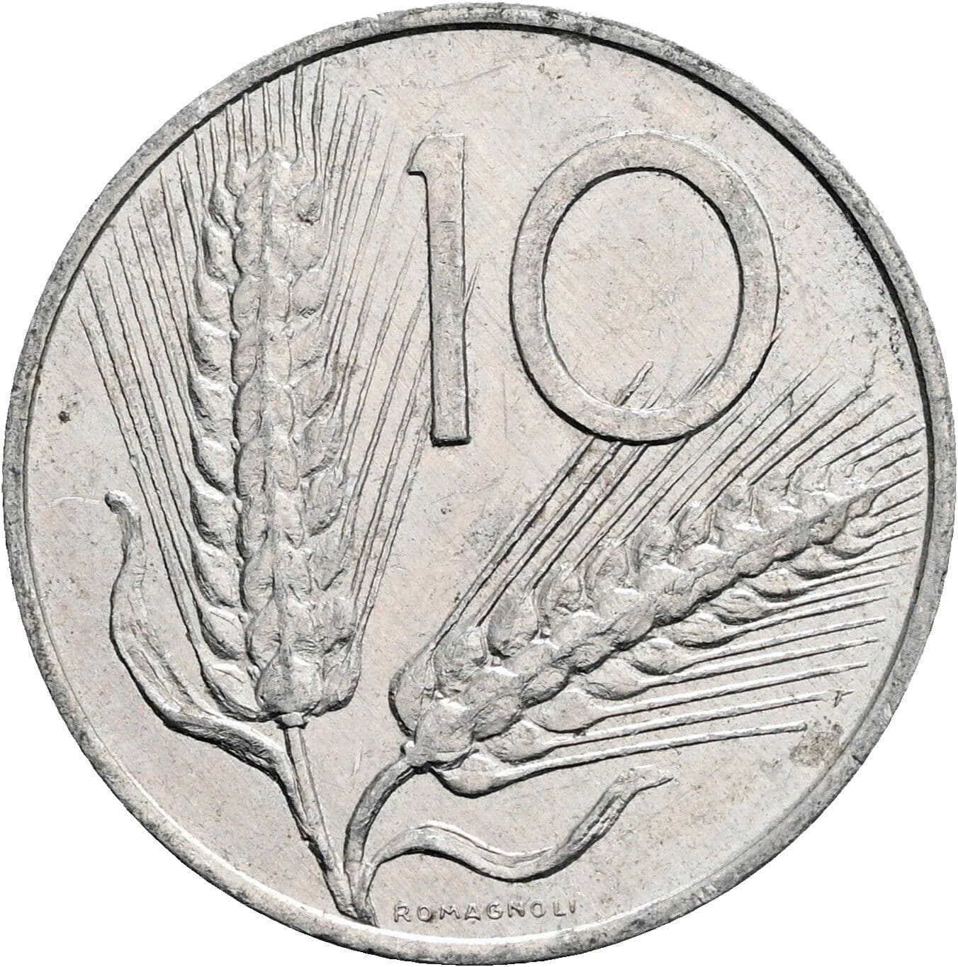 10 Lire 1980 – Vorderseite