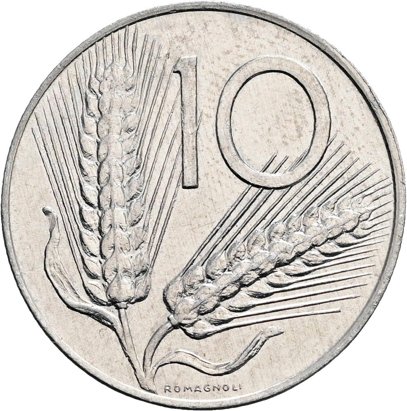 10 Lire 1982 – Vorderseite