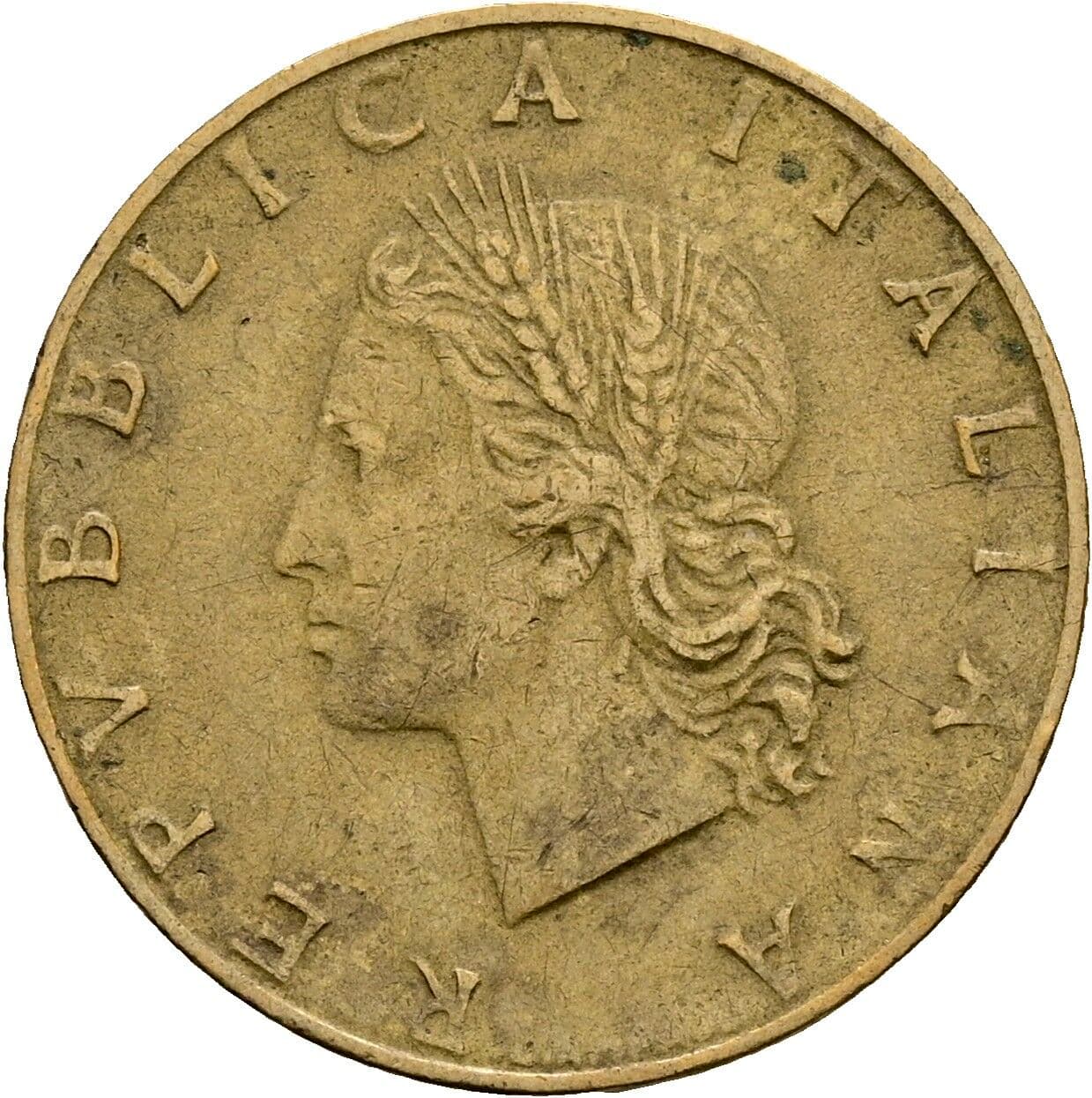 20 Lire 1957 – Vorderseite