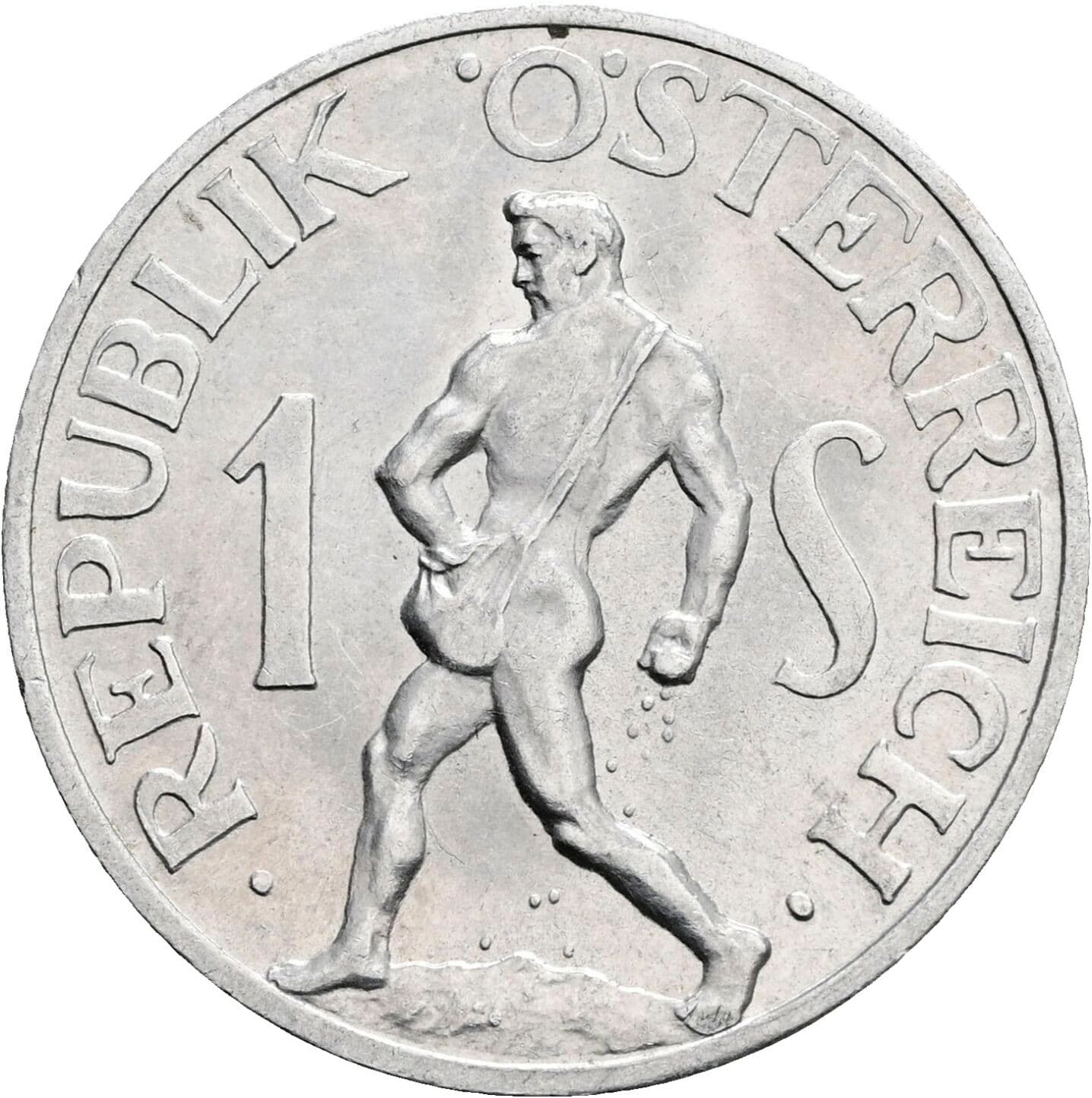 1 Schilling 1952 – Vorderseite