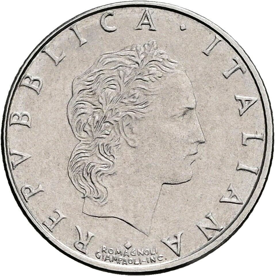 50 Lire 1994 – Vorderseite