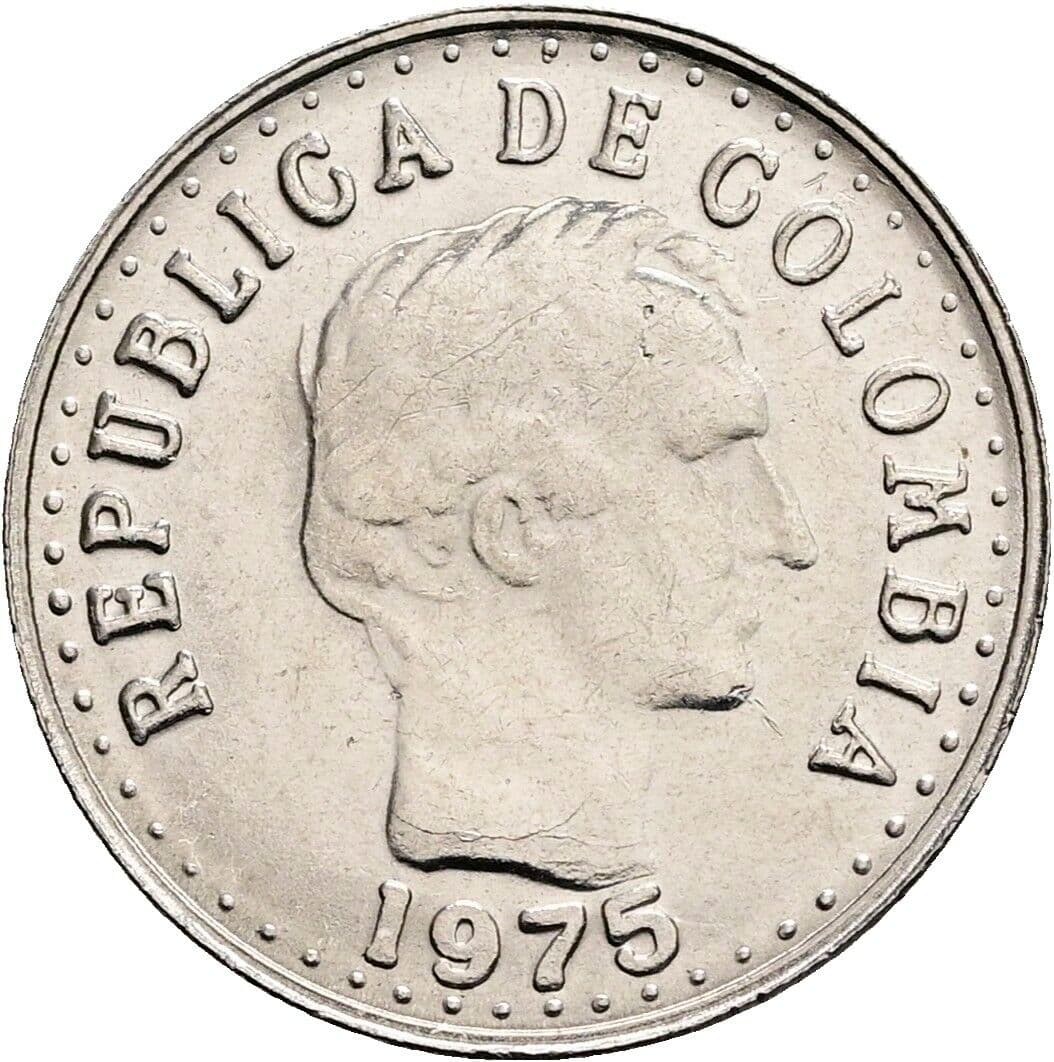 10 Centavos 1975 – Rückseite