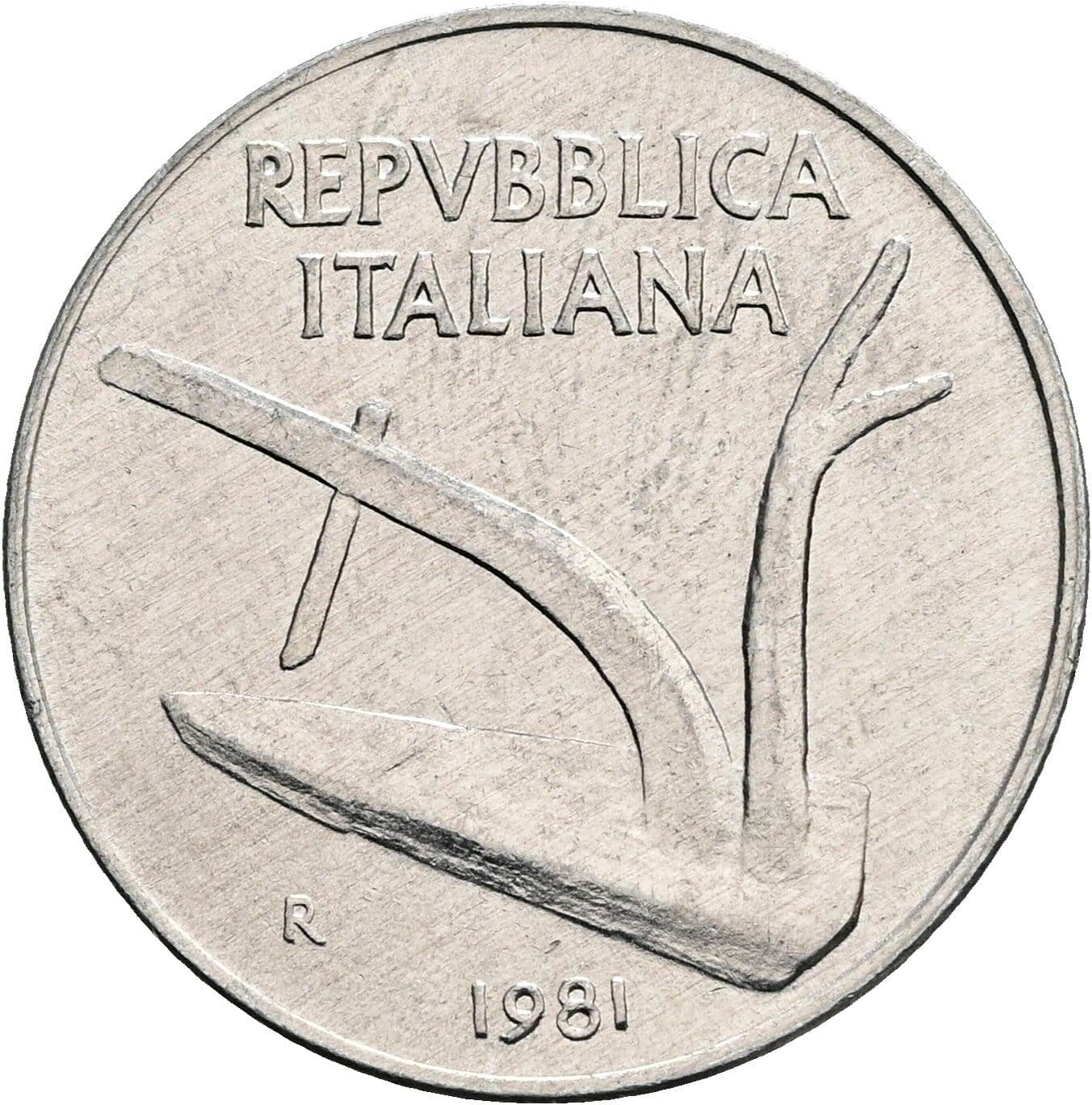 10 Lire 1981 – Vorderseite