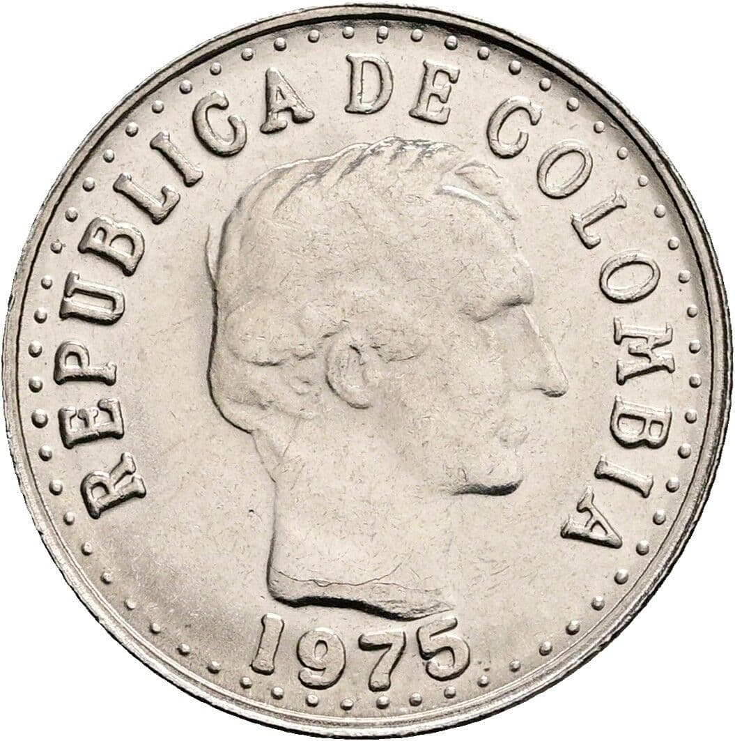 10 Centavos 1975 – Rückseite