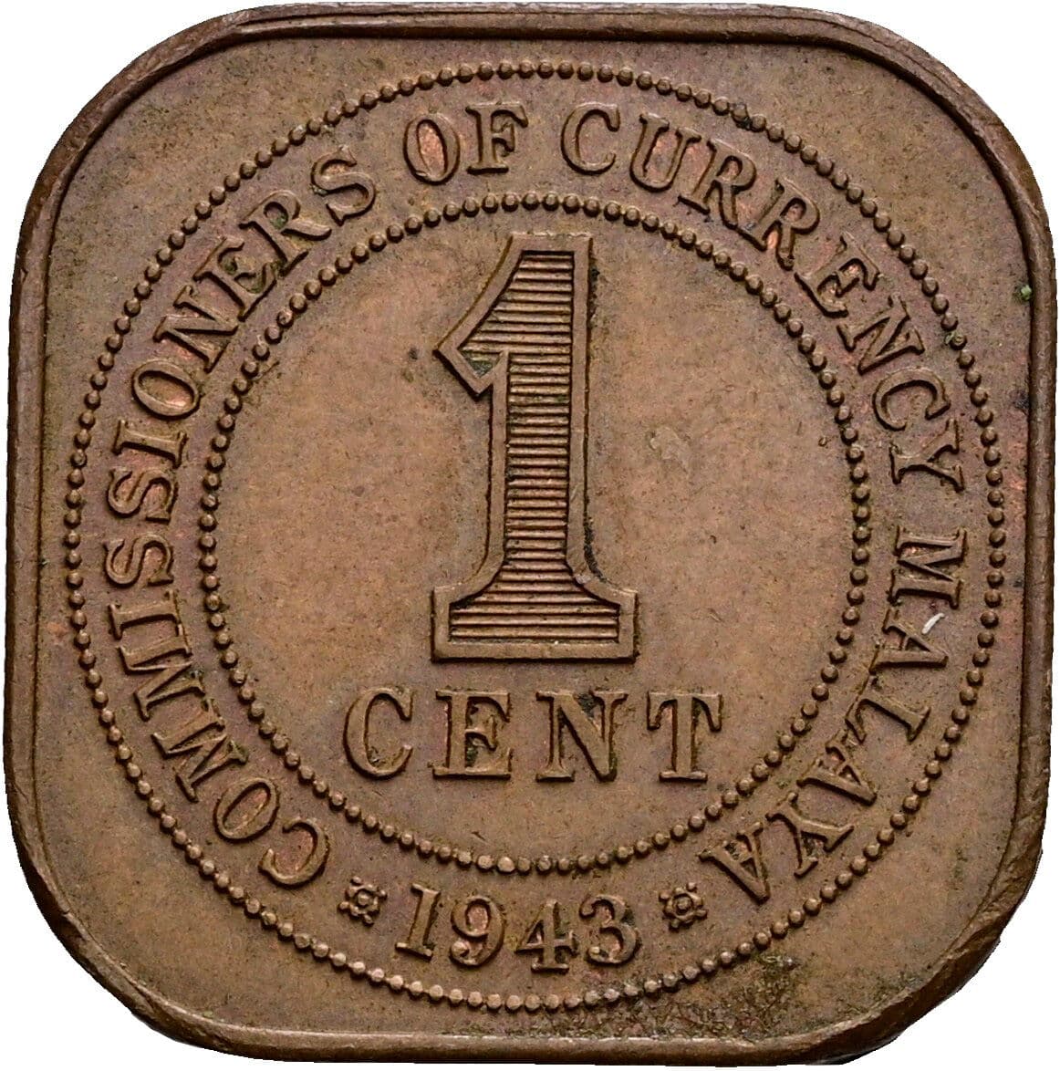 1 Cent George VI. 1936-1952 1943 – Vorderseite