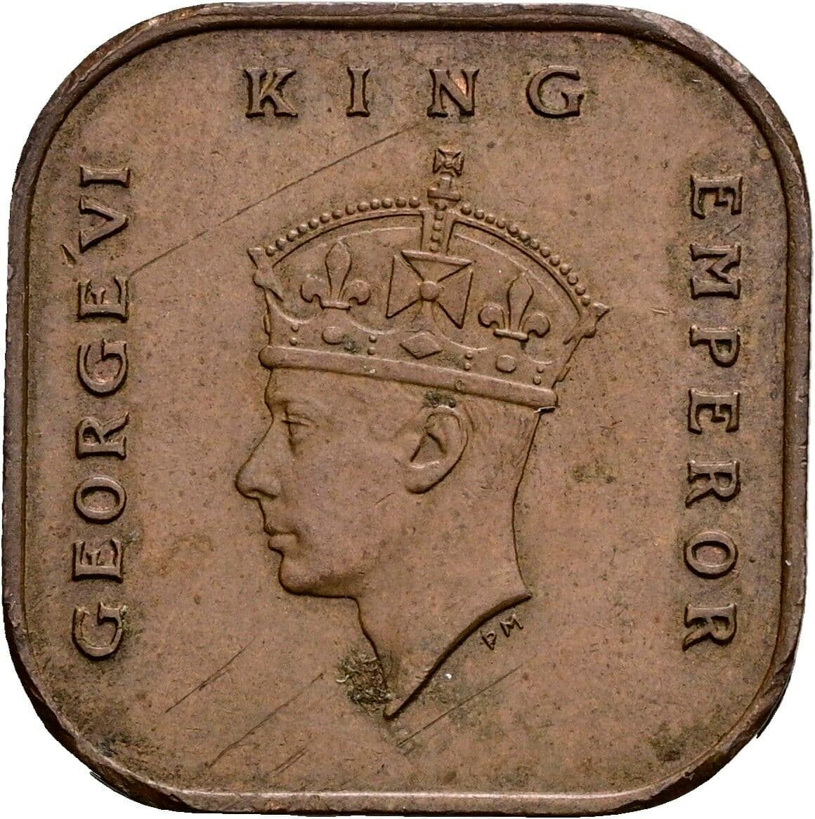 1 Cent George VI. 1936-1952 1943 – Rückseite